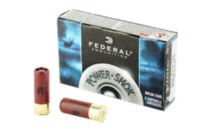 FEDERAL PowerShok 12 Gauge 2.75in 1oz 5 Round Box of Rifled Slug Shotshell Ammunition (F127RS)